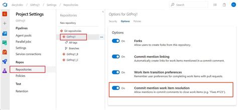 Close work items using commit messages Azure Repos Microsoft Docs