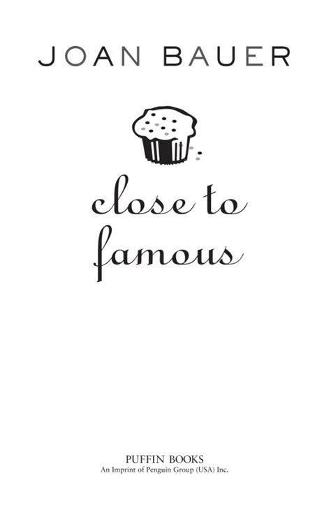 Download Close To Famous By Joan Bauer