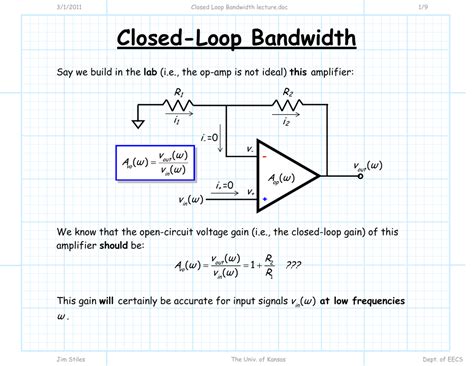 For phase-locked loop circuits, the bandwidth of the low-pass filter has a direct influence on the settling time of the system. The low-pass filter is the final element in our circuit. If settling time is critical, the loop bandwidth should be increased to the maximum bandwidth permissible for achieving stable lock and meeting phase noise and ... . 
