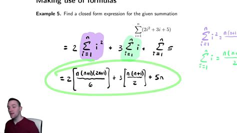 Closedform expression YouTube