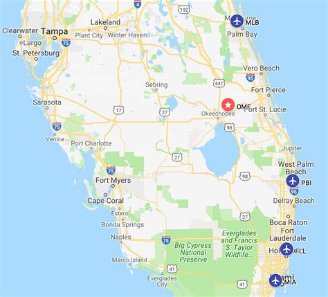 The closest airports to Delray Beach, FL: 1. Palm Beach International Airport (15.4 miles / 24.8 kilometers). 2. Fort Lauderdale–Hollywood International Airport (27.4 miles / 44.0 kilometers). 3. Miami International Airport (48.2 miles / 77.5 kilometers). See also nearest airports on a map.. 