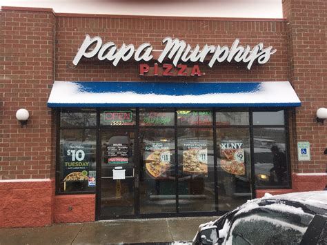 Papa Murphy's Pizza Restaurant Locations in Spokane. in Spokane. Spokane. Closed - Opens at 11:00 AM Friday. 10258 US Highway 2. Spokane. Closed - Opens at 10:00 AM Friday. 12126 North Division Street. . 