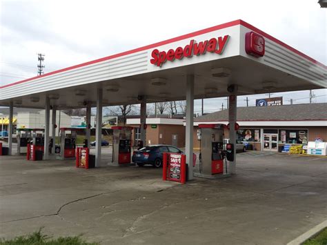 Speedway gas station locations in the USA. 