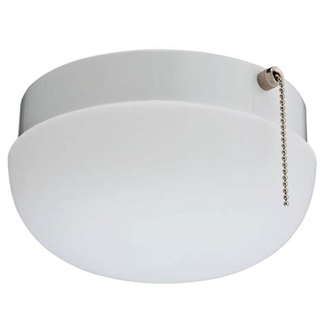 Spin Light 7 in. Closet Light with Pull Cha