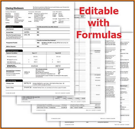 Closing Disclosure Form Fillable Form Resume Examples emVKxEM2rX