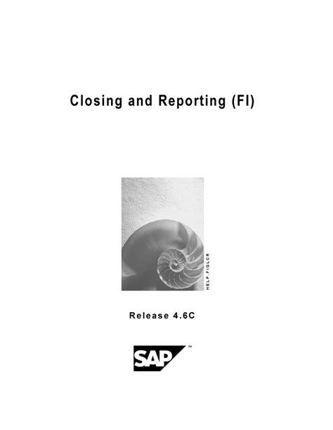 Closing and Reporting (FI) - SAP