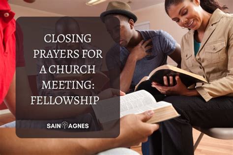 Closing prayer for fellowship.  Perfect for church, home, or groups.  You...