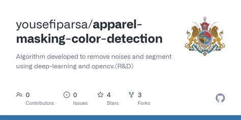 Cloth detection github.  yousefiparsa / apparel-masking-color-detection Public forke...