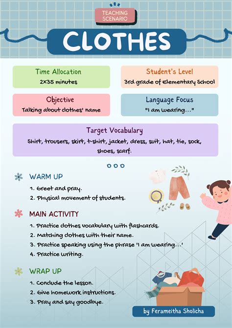 Clothes teaching.  Teach clothes vocabulary with this complete ESL lesson plan.  ...