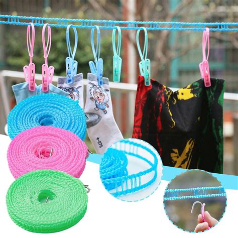 Clothesline Laundry Drying Line Windproof Quilt Rope Clothes Cord