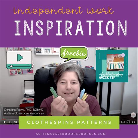 Clothespin Patterns With Free Download Independent Work Inspiration in 2021 Free task box