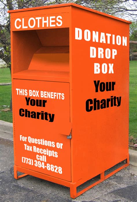 Clothing donation drop box. You can either take clothes to their drop-off location in Queens or schedule a pickup appointment. Location: 3038 Steinway Street, Queens, NY 11103. Hours: 11 a.m. – 7 p.m., Tuesday through ... 