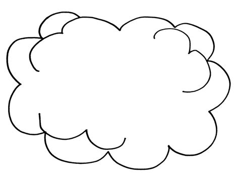 Cloud Coloring Shee