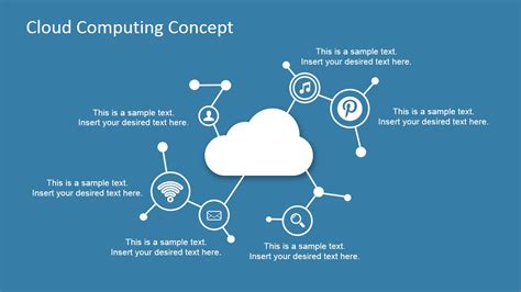 Cloud Computing Concept Design for PowerPoint SlideModel