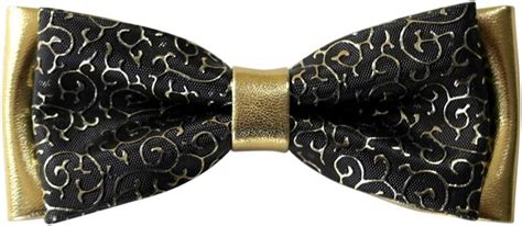 Cloud Rack Bow Tie Shiny Golden at Amazon Men’s …