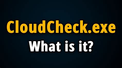 Cloudcheck.exe. Sep 10, 2015 · The Cloudcheck app finds the “slowest link” - Wi-Fi connection or broadband connection. Using the Wi-Fi Speed Scan feature of the app Cloudcheck also helps locate the fastest and slowest Wi-Fi locations in a room so people can optimize their Wi-Fi router (s) and/or connected devices for achieving optimal performance. The Cloudcheck app ... 