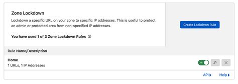 Cloudflare zone lockdown not working and not blocking