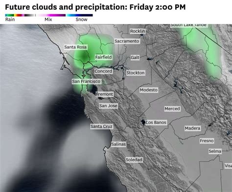 Clouds cover Bay Area ahead of showers and thunderstorms forecast for Tuesday