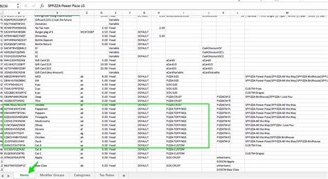 Clover Inventory API to load Category & items only with Modifier groups