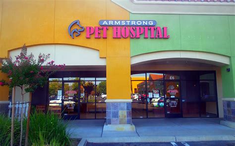 Clovis pet hospital. Specialties: At Armstrong Pet Hospital, our doctor is dedicated to providing excellence in Veterinary medicine in a compassionate environment. Our experienced, professional client care specialists and veterinary technicians are committed to providing exemplary service and individual care to our clients and their pets. 
