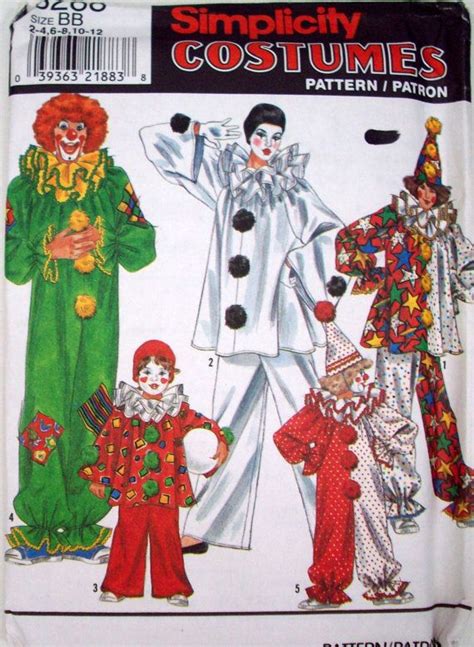 Clown Costume Patterns Design Patterns