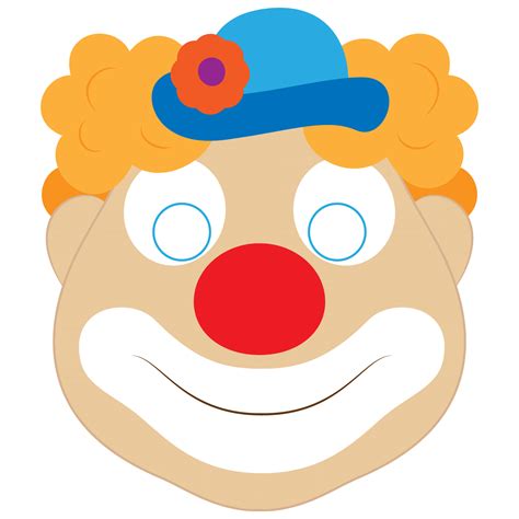 Clown Mask Printable