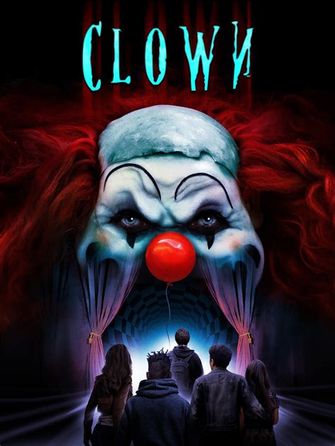 Clown movie. 2016. R. Dimension Films. 1 h 40 m. Summary A loving father dons a clown outfit and makeup to perform at his son’s sixth birthday, only to later discover that the costume – red nose and wig included– will not come off and his own personality changes in a horrific fashion. To break the curse of the evil outfit, the father must make grim ... 