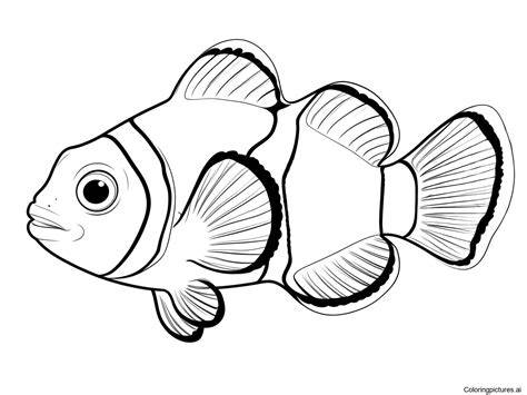 Clownfish Coloring Shee