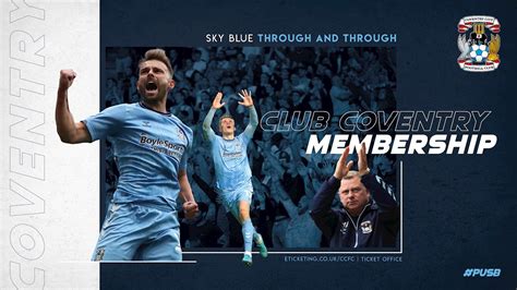 Club Coventry Membership 2024/22 - News - Coventry City