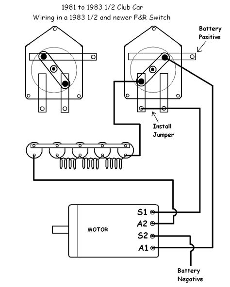 This diagram is how my cart was wired when I got it last week except for the double Micro switch at the F/R. Mine is a single switch and had a white wire attached to it which was cut off. In this configuration the cart did not run but I thought it might just be the batteries, but they all charged up to 5.8v so I thought that might be enough to .... 