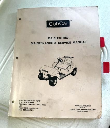 Club car maintenance manual 101 9051 01. - Programa de conferencias y lecciones =.