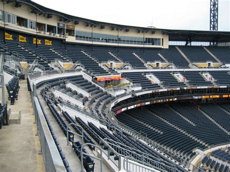Pittsburgh Baseball Club. The Pittsburgh Baseball Club Level at PNC Park is located at the front portion of the upper seating tiers and is home to the exclusive club amenities available to those with access to the PBC areas. This level of seating is known for its comfort. All seats are padded, wider, and have more legroom to accommodate all fans.. 
