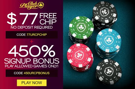 club player online casino no deposit bonus codes