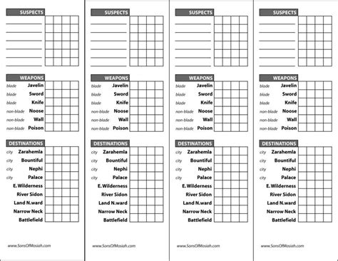 Clue Game Card Template Free Download inside Clue Card Template