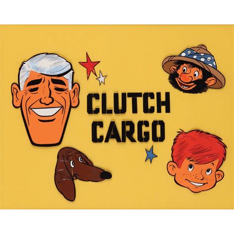 Clutch cargo. Clutch Cargo. 1 9 5 9 (USA) 260 x 4 minute episodes. Clutch Cargo was a handsome and anvil-jawed writer and pilot (voiced by TV announcer Richard Cotting) who flew his aeroplane into dangerous situations with his young apprentice Spinner (voiced by Margaret Kerry, the wife of the show’s producer Dick Brown), pal Swampy (Hal Smith), and dog ... 