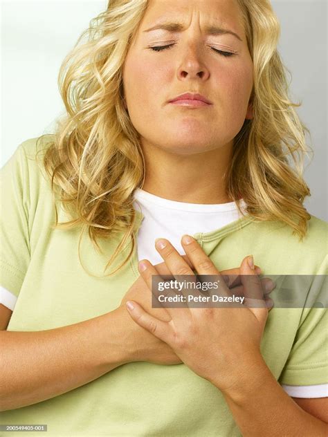 Clutching Chest High Res Illustrations - Getty Images