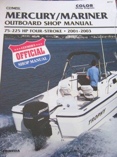 Clymer mercury mariner outboard shop manual 75 225 hp four stroke 2001 2003. - Cambio manuale a marce difficili da cambiare.