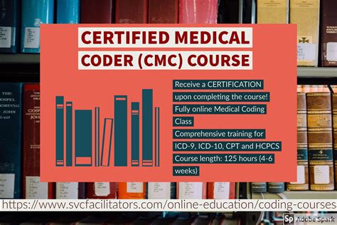 Cmc course requirements.  Bonus Training: Our Step-by-Step Coding Guide include...