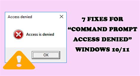 Cmd del access is denied