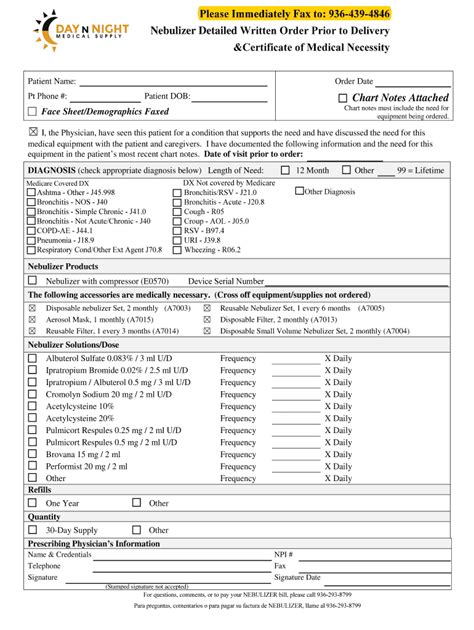 Cmn form for nebulizer.  Home Nebulizer Prescription Mayo Clinic Store Form c...