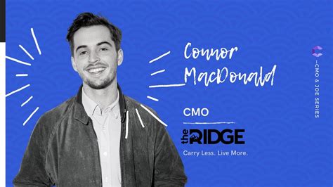 Cmo ridge wallet. 0:02 / 57:11 Recap The Magic behind Ridge Wallet Ads w/ CMO Connor MacDonald Adtopsy from FireTeam 467 subscribers Subscribe 0 Share No views 1 minute ago Connor … 