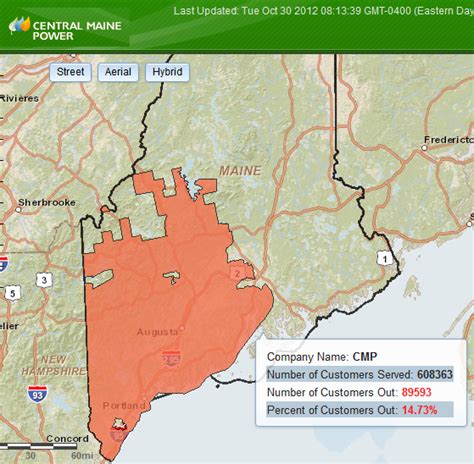 No posts. Page last updated by downdetector.com. Real-time problems and outages for Central Maine Power. Is Central Maine Power down? Here you see what is going on.