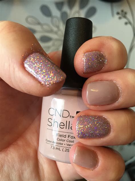 Long ombré nails with coffin shape and sliver glitter