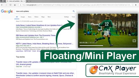 Cnx pro apk.  Floating window player : Switch to mini player or small scree...