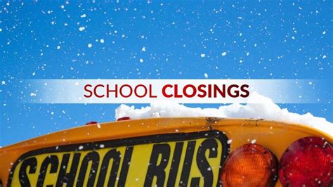 Some schools have announced delays and closings due to the weather c