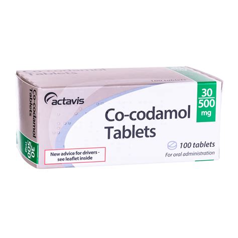 Co-Codamol 30mg/500mg Capsules (Codeine Phosphate Hemihydrate and …