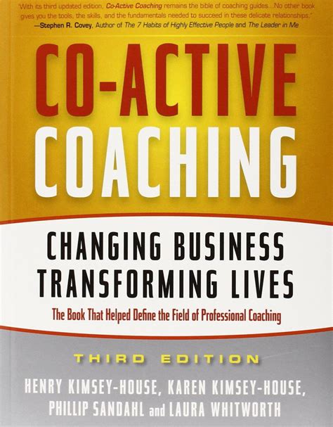Full Download Coactive Coaching Changing Business Transforming Lives By Henry Kimseyhouse