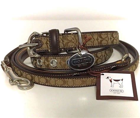 Coach Dog Collars with Leash for sale eBay