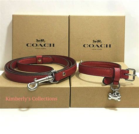 Coach Dog Leash - RED - Small Dog eBay