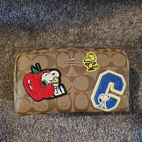 Coach Mini Cosmetic Case With Snoopy & Friends - Poshmark